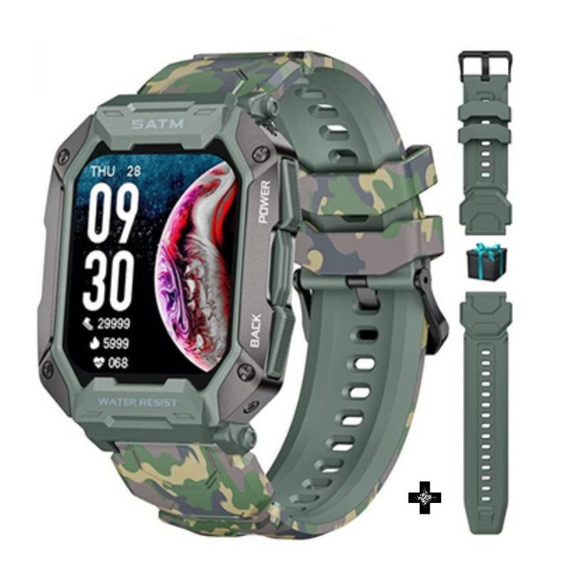 Smartwatch Militar - Navy Pro™ [2ª Pulseira de Brinde]