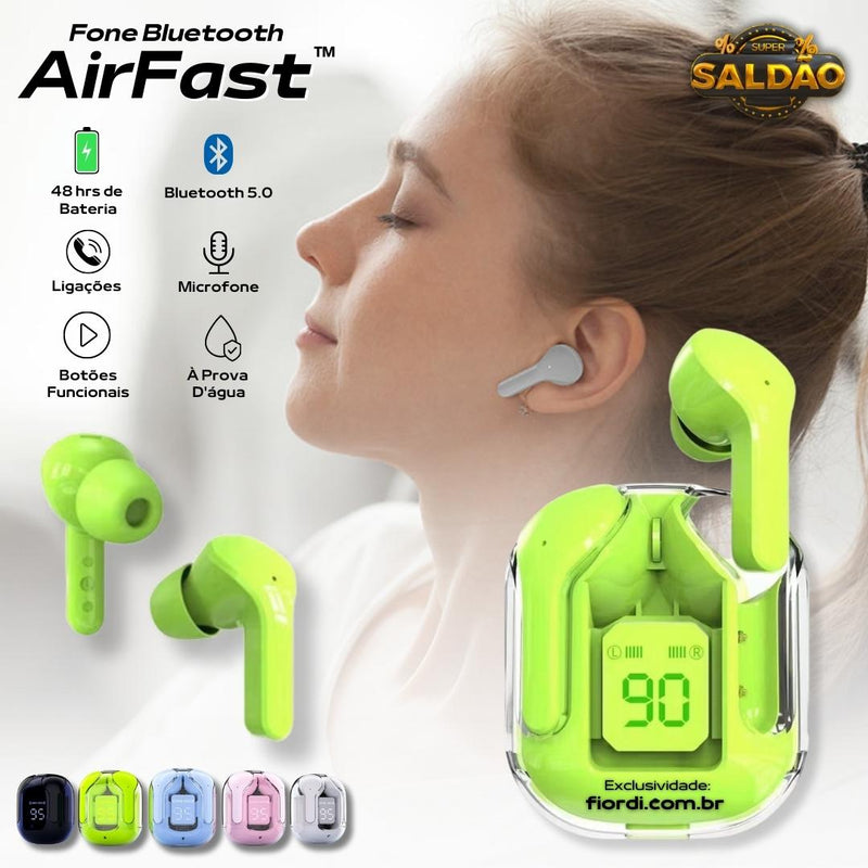 Fone Bluetooth - AirFast Pro™