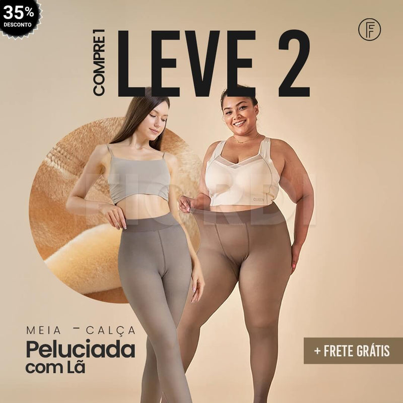 Meia-Calça Peluciada com Lã [Compre 1 & Leve 2]