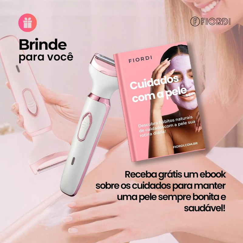 Depilador Elétrico 4 em 1 - DermaFlex™ + Brinde