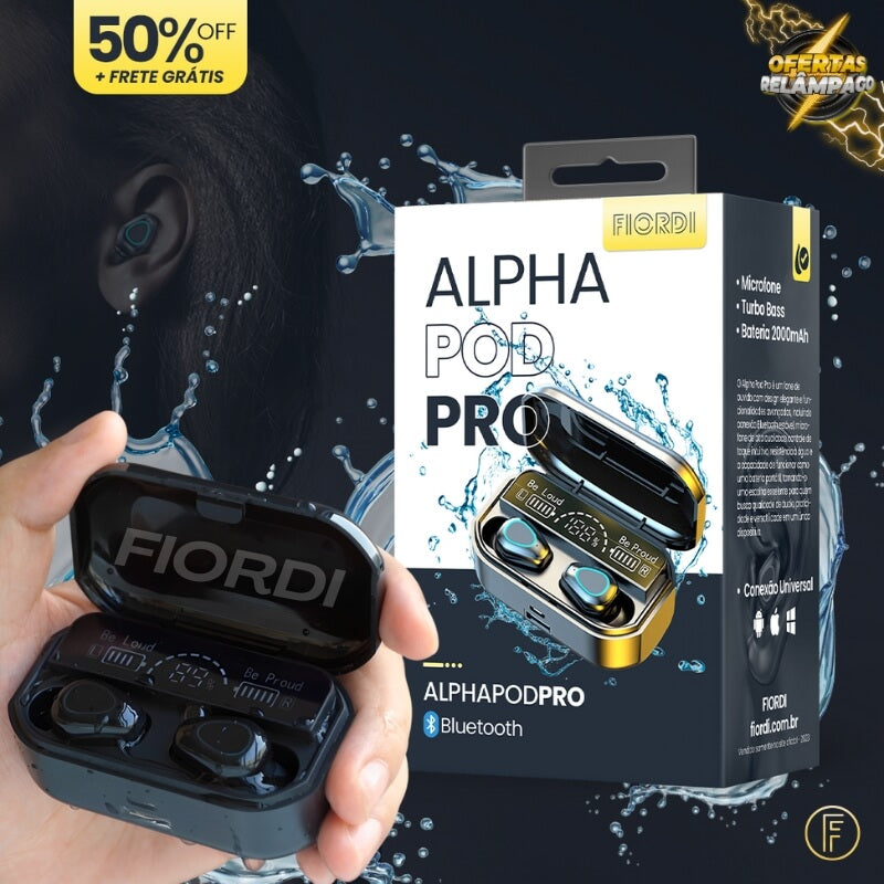 Fone Bluetooth à Prova D’àgua - AlphaPod Pro®