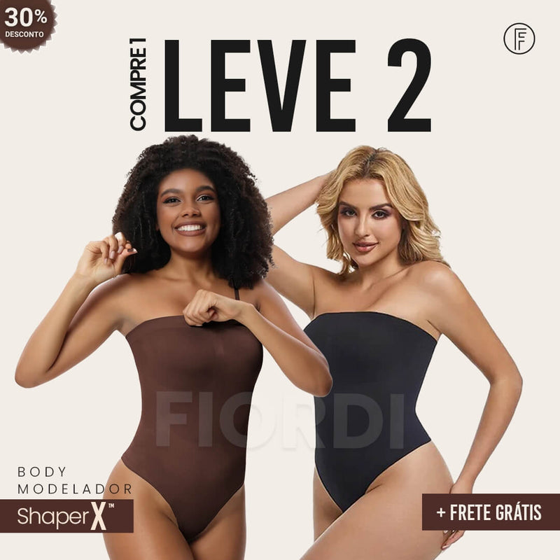 Body Modelador - ShaperX™ [COMPRE 1 & LEVE 2]