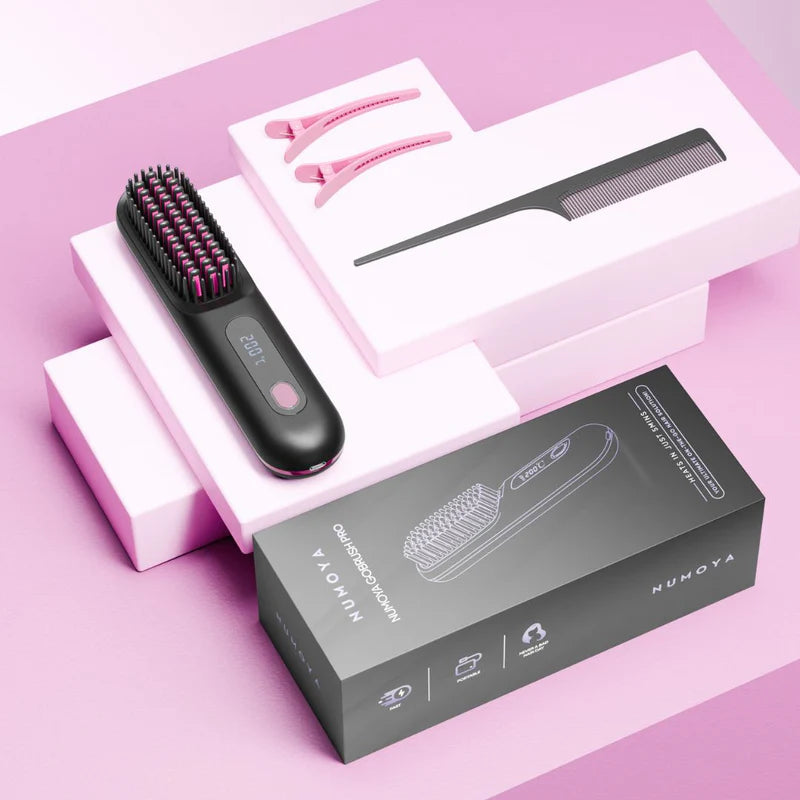 Escova Alisadora Portátil - BeautyMax Pro®